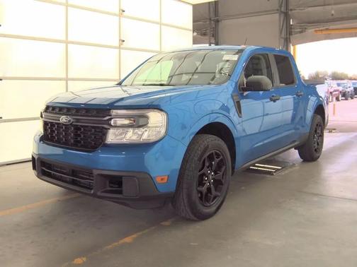 Blue 2022 Ford Maverick XLT
