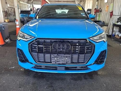 Blue 2022 Audi Q3 45 S line Premium Plus