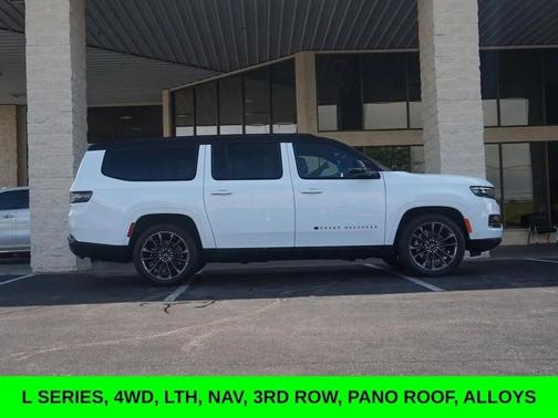 White/off-white 2024 Jeep Grand Wagoneer L Series II 4x4