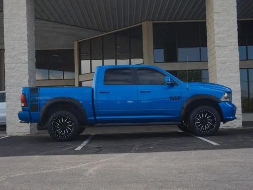 Blue 2018 RAM 1500 Sport