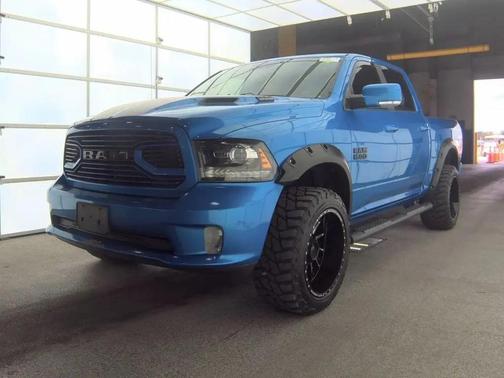 Blue 2018 RAM 1500 Sport