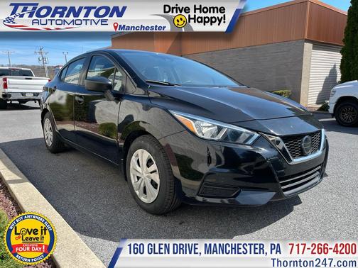 Super Black 2021 Nissan Versa 1.6 S