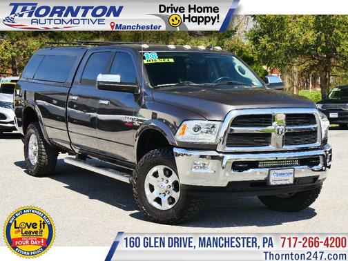 Granite Crystal Metallic Clearcoat 2018 RAM 2500 Laramie Crew Cab 4x4 8' Box