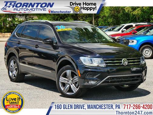 Deep Black Pearl 2020 Volkswagen Tiguan 2.0T SEL
