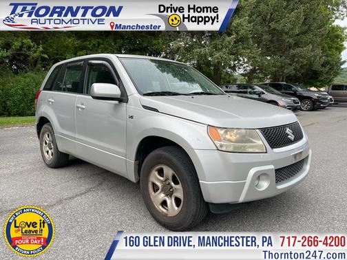 Quicksilver Metallic 2008 Suzuki Grand Vitara w/Spare & Cargo Covers