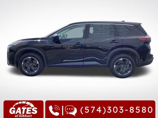 Super Black 2025 Nissan Rogue SV