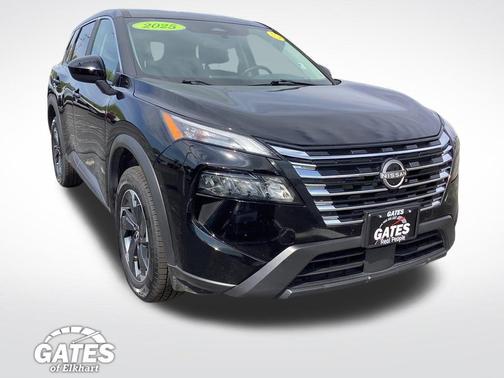Super Black 2025 Nissan Rogue SV