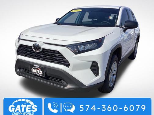 White 2022 Toyota RAV4 LE