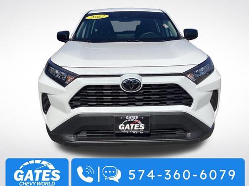 White 2022 Toyota RAV4 LE