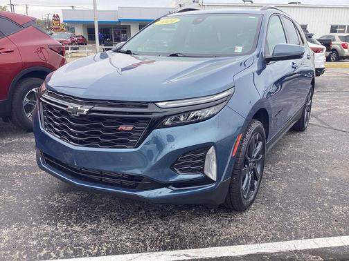 Lakeshore Blue Metallic 2024 Chevrolet Equinox AWD RS