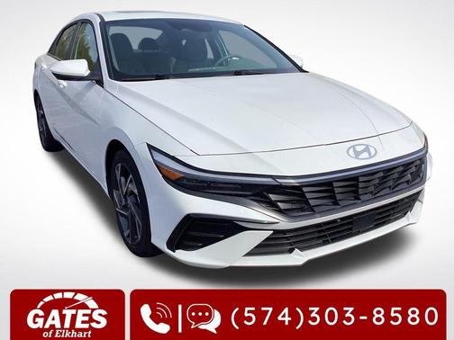 Serenity White 2025 Hyundai ELANTRA SEL