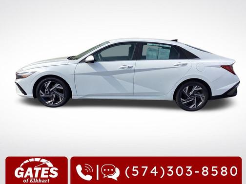 Serenity White 2025 Hyundai ELANTRA SEL