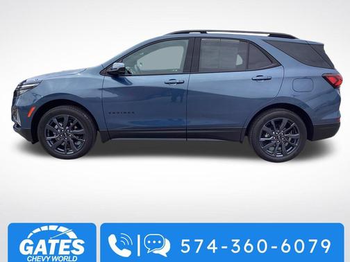 Lakeshore Blue Metallic 2024 Chevrolet Equinox AWD RS