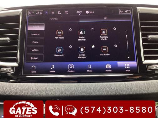 Granite Crystal Metallic Clearcoat 2023 Chrysler Pacifica Touring L