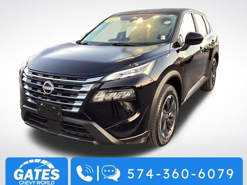 Super Black 2025 Nissan Rogue SV