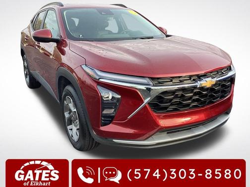Crimson Metallic 2025 Chevrolet Trax LT