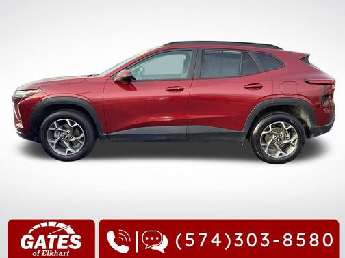 Crimson Metallic 2025 Chevrolet Trax LT