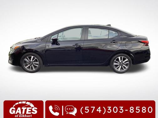 Super Black Metallic 2025 Nissan Versa 1.6 SV
