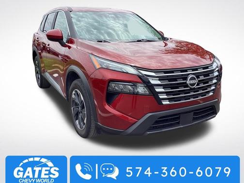 Scarlet Ember Tintcoat 2025 Nissan Rogue SV