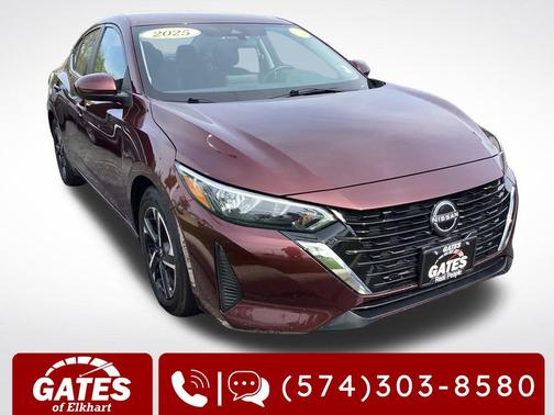 Rosewood Metallic 2025 Nissan Sentra SV