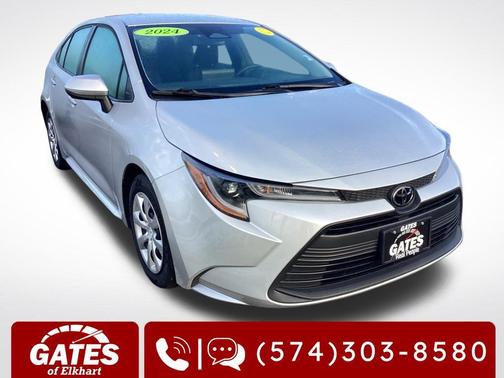 Classic Silver Metallic 2024 Toyota Corolla LE