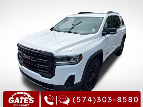 Summit White 2023 GMC Acadia AWD SLE