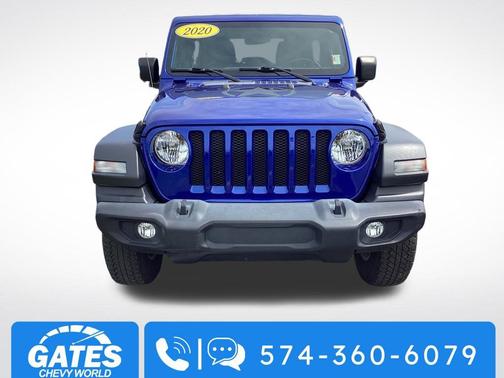 Ocean Blue Metallic Clearcoat 2020 Jeep Wrangler Unlimited Freedom 4x4