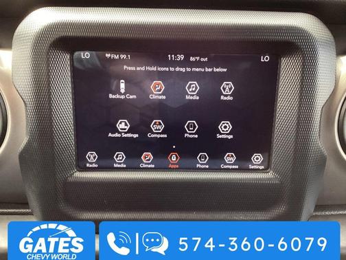 Ocean Blue Metallic Clearcoat 2020 Jeep Wrangler Unlimited Freedom 4x4