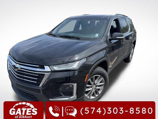 Mosaic Black Metallic 2023 Chevrolet Traverse LT Cloth