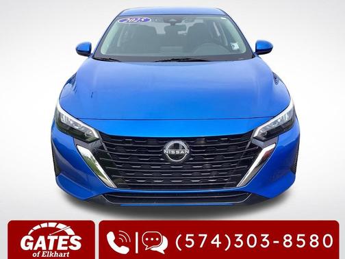 Electric Blue Metallic 2025 Nissan Sentra SV
