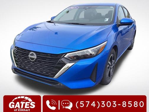 Electric Blue Metallic 2025 Nissan Sentra SV
