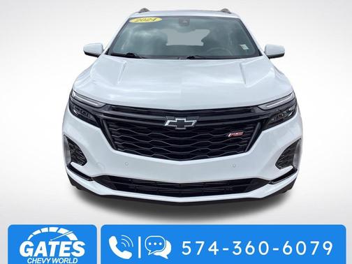 Summit White 2024 Chevrolet Equinox AWD RS