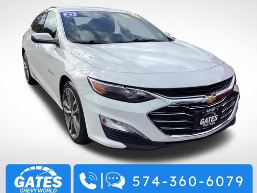 Summit White 2023 Chevrolet Malibu FWD 1LT