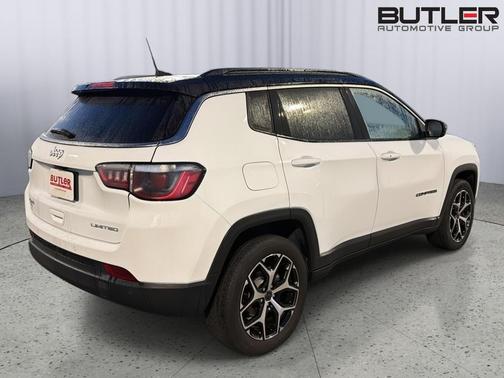 Bright White Clearcoat 2025 Jeep Compass Limited