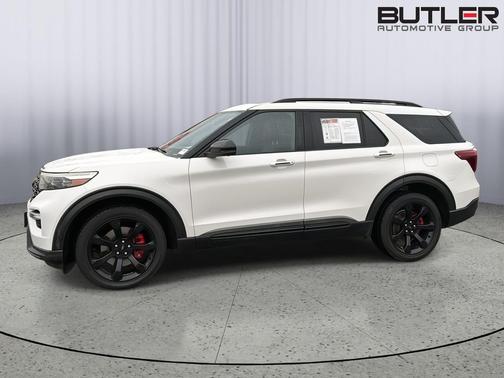 Star White Metallic Tri-Coat 2020 Ford Explorer ST