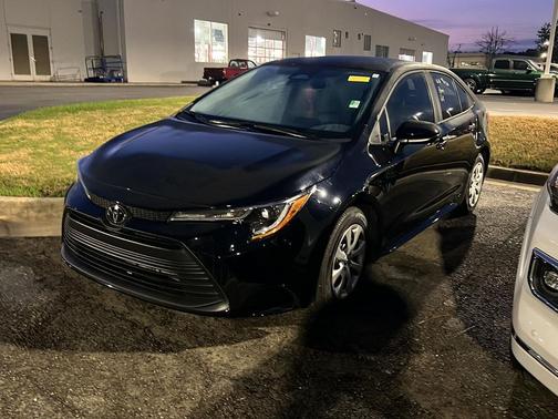 Midnight Black Metallic 2025 Toyota Corolla LE