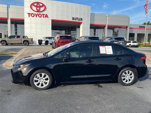 Midnight Black Metallic 2025 Toyota Corolla LE