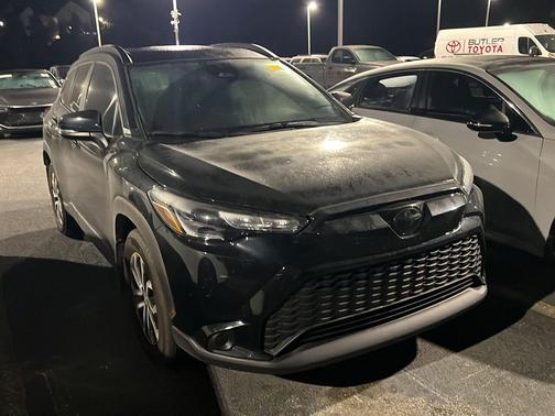 Jet Black 2025 Toyota Corolla Hybrid SE