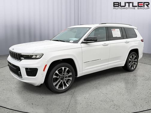 Bright White Clearcoat 2023 Jeep Grand Cherokee L Overland