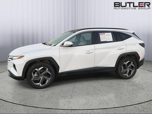 White Pearl 2024 Hyundai TUCSON Hybrid Limited