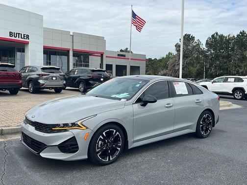 Wolf Gray 2021 Kia K5 GT-Line