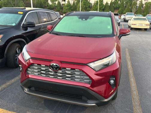 Ruby Flare Pearl 2025 Toyota RAV4 Hybrid Limited