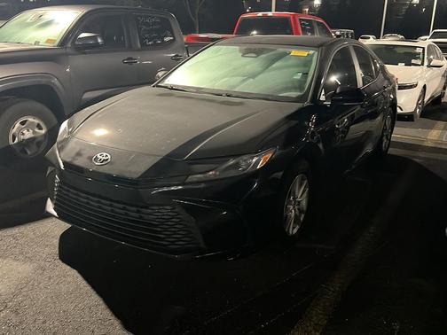 Midnight Black Metallic 2025 Toyota Camry LE