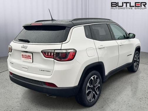 Bright White Clearcoat 2022 Jeep Compass Limited