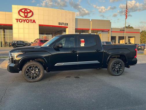 Midnight Black Metallic 2026 Toyota Tundra Hybrid Platinum