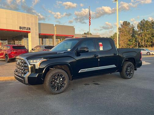 Midnight Black Metallic 2026 Toyota Tundra Hybrid Platinum