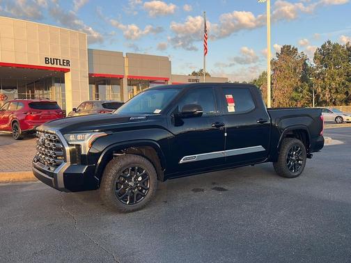 Midnight Black Metallic 2026 Toyota Tundra Hybrid Platinum