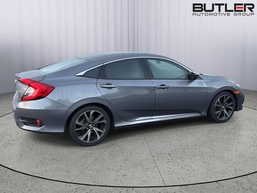 Modern Steel Metallic 2019 Honda Civic Sport