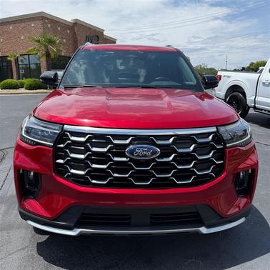 Rapid Red Metallic Tinted Clearcoat 2025 Ford Explorer Platinum