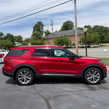 Rapid Red Metallic Tinted Clearcoat 2025 Ford Explorer Platinum